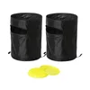 Fun Outdoor Sports Fying Saucer Target Disc Golf Target Toss Game Set