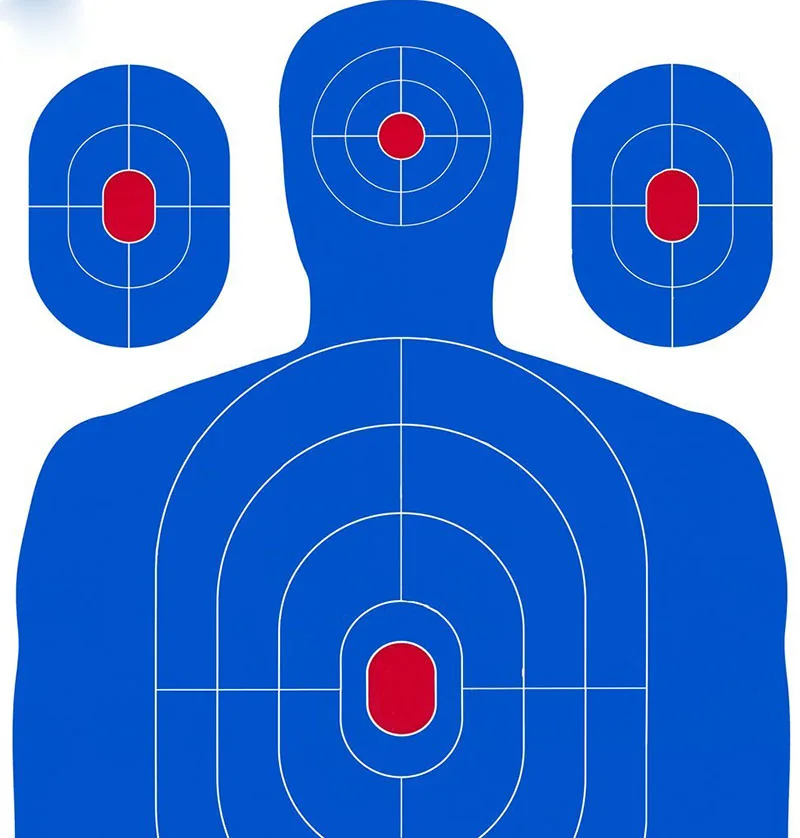 human silhouette paper gun range shooting targets buy