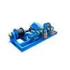 1.5 tons windlass jkd small electric winch with 50 meters plastic coated winch cable on marine trawling vessel