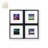 Creative white background little square starry sky frame