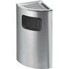 Stainless steel fan-shaped recycle waste bin