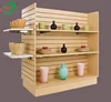 MDF Slatwall Gondola Display Shelves for Retail Stores