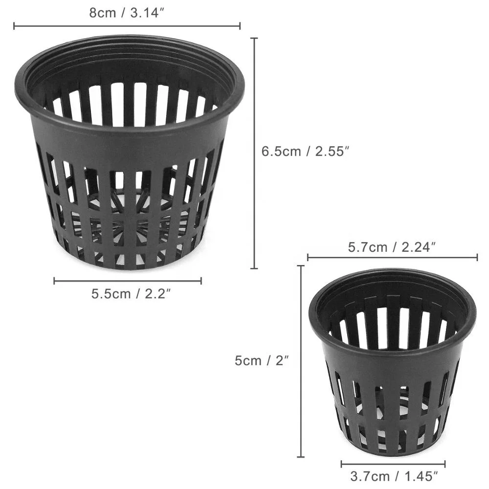 Orchids/aquaponics/aquaculture/hydroponics Slotted Mesh Pot For Plant ...