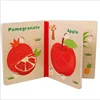 Diy wooden toy daily things wooden puzle book