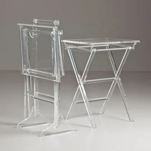 Plexiglass Folding Tea Table Plexiglass Folding Tea Table