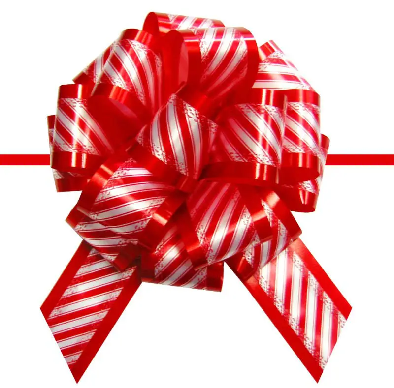 Printing Pp Pull Bow/ Permake Plastic Ribbon Star Bow For Gift Packing