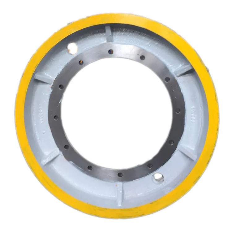 Strong bearing force's elevator componet spare parts,elevator traction wheel