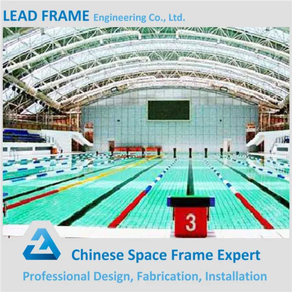 customized ball-joint space frame low cost swimming pools
