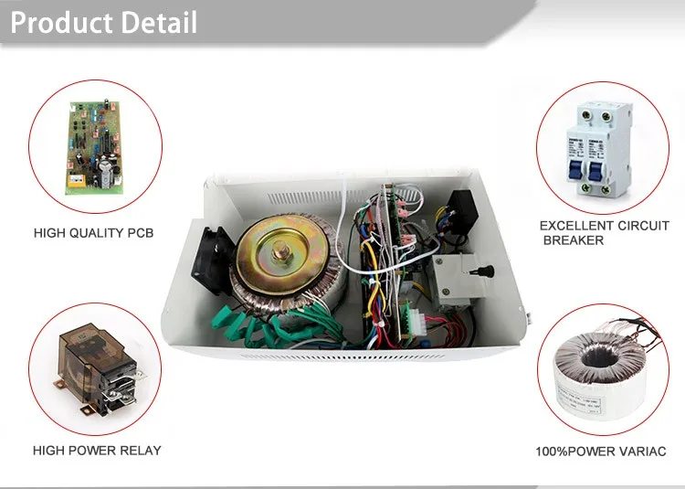 Wall mount automatic voltage regulator 3000W for air conditioner