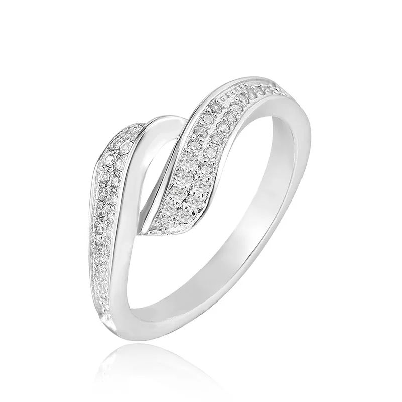 Silver 925 Micro Alibaba Cheap Wholesale Aaa Cubic Zirconia Ring For