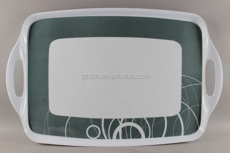 Custom-Made Melamine Serving Tray , Plastic Tray