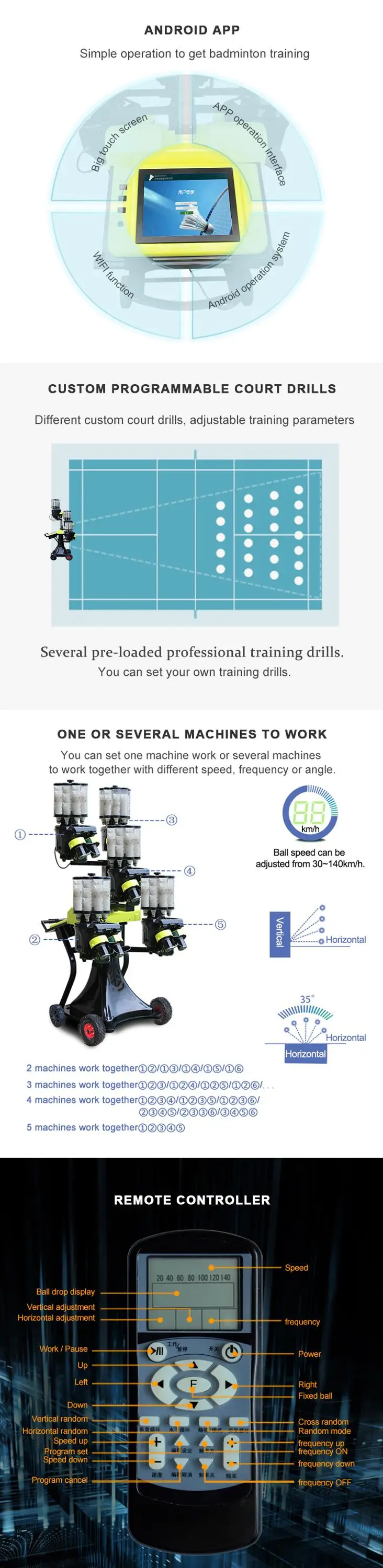 Automatic Badminton Shuttlecock Serving Training Machine On Sale Buy