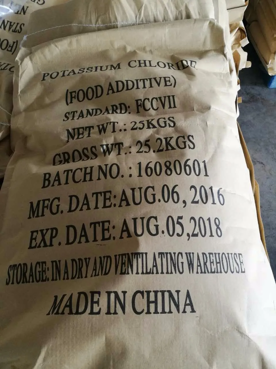 pharmaceutical grade potassium chloride price of kcl