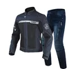 SSPEC Mens Moto Gear Suit Protection Riding Suits Jackets & Pants Denim Motorcycle Jacket Reflective 9 PCS Protector Pads S~XXXL
