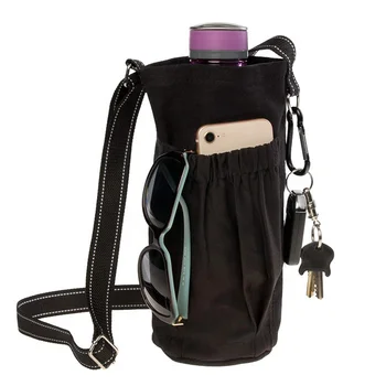 travel messenger bag with water bottle holder