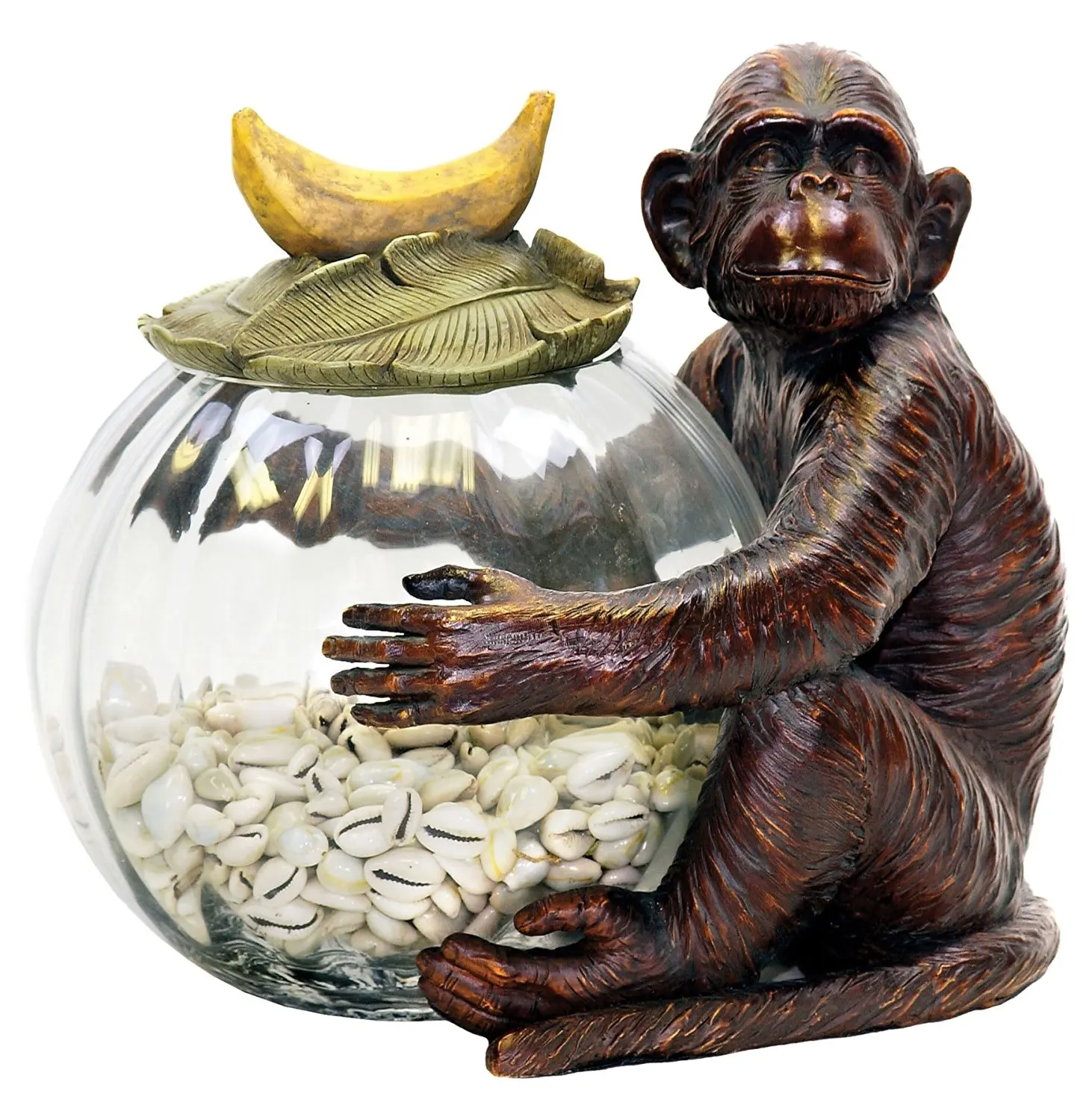 Sterling 91-2081 Composite Wood Monkey Jar Keeper, 9-1/2 by 9-3/4-Inch. 