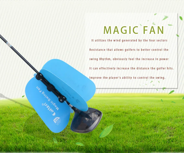 Custom Logo Colorful Magic Pinwheel Power Swing Fan , Golf Swing ...