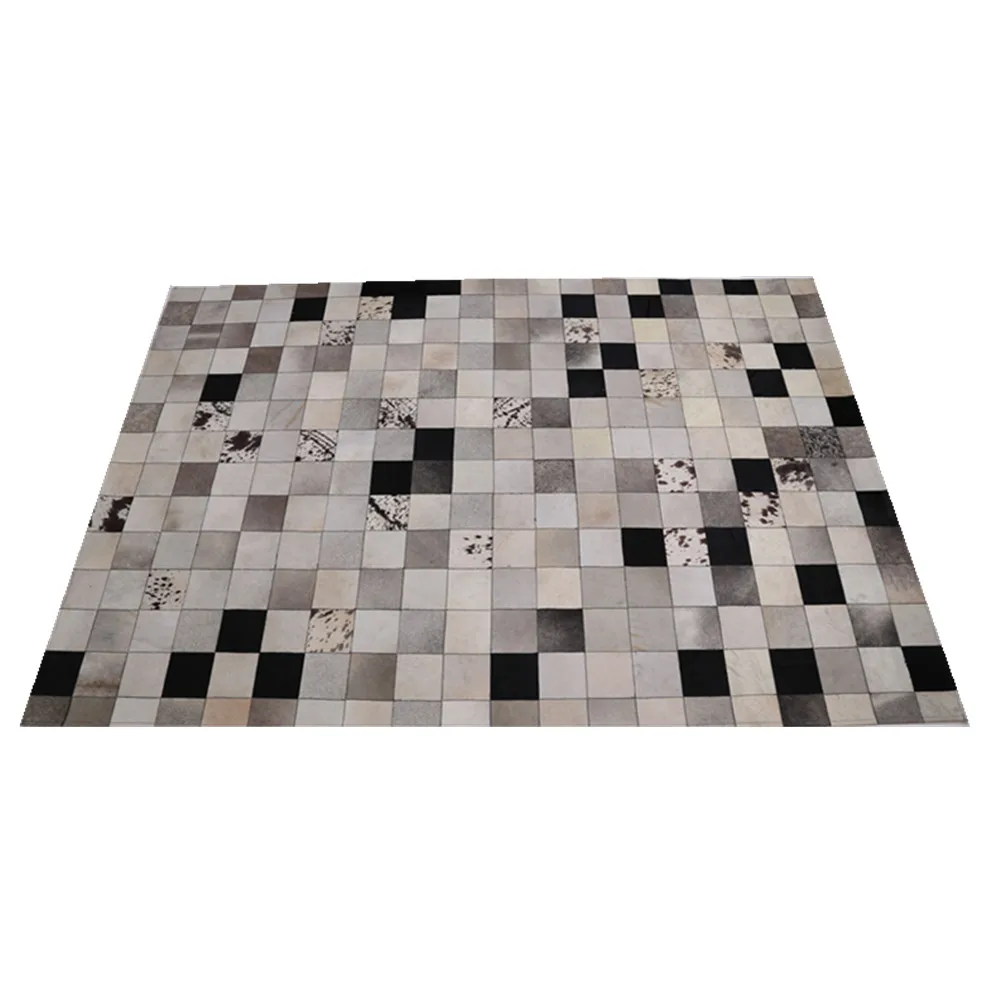Natural Cowhide Rugs Hot Patchwork Cow Skin Carpet Material Hand Hooked Rug 100 Leather Natural Cowhide Rugs Hot Patchwork Cow Skin Carpet Material Hand Hooked Rug 100 Leather