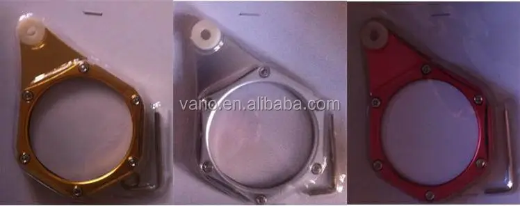 Colorful Motorcycle Frame Tax License Disc Holder Plate