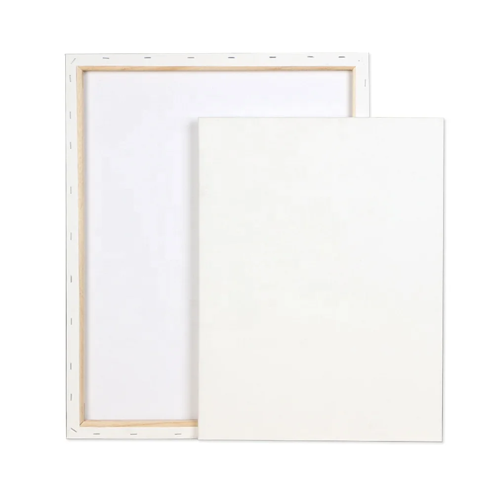 Wholesale 20x20cm Mini Size Stretched Blank Artist Cotton Canvas For ...