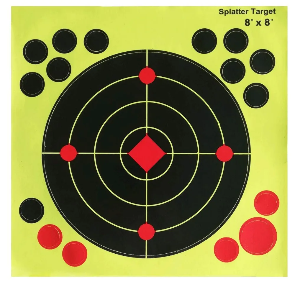 Splatter Burst Targets Adhesive 