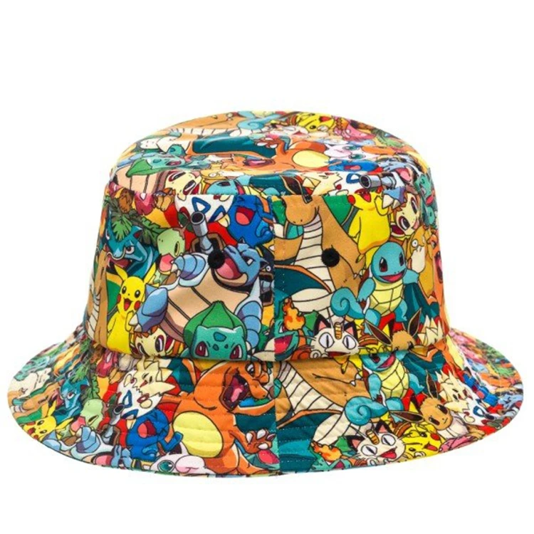 Custom 100% Cotton/polyester Design Your Own Anime Bucket Hat - Buy