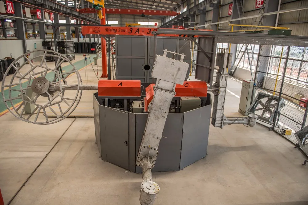 rotational molding machine for making water tank