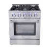 30 Inch Dual Fuel Stainless Steel Electric Oven gas cooker Ranges