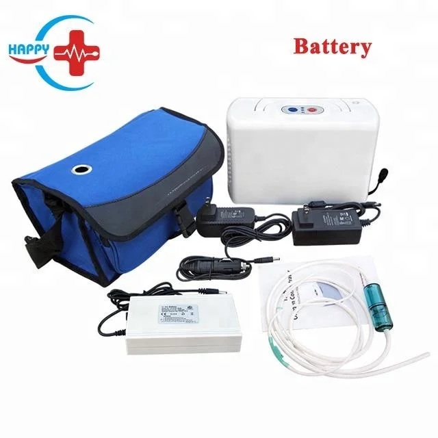 HC-I037A Factory Cheap small portable 3L oxygen concentrator with lithium battery for use in Home/Car/Travel etc