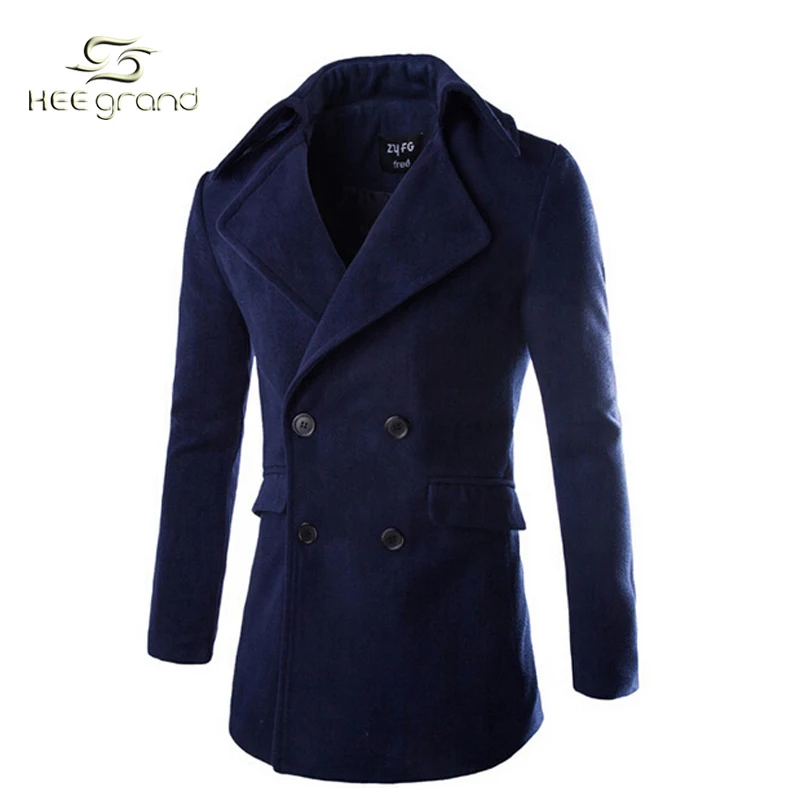 Sportoli Boys/’ Classic Wool Blend Military Winter Dress Pea Coat Peacoat Jacket