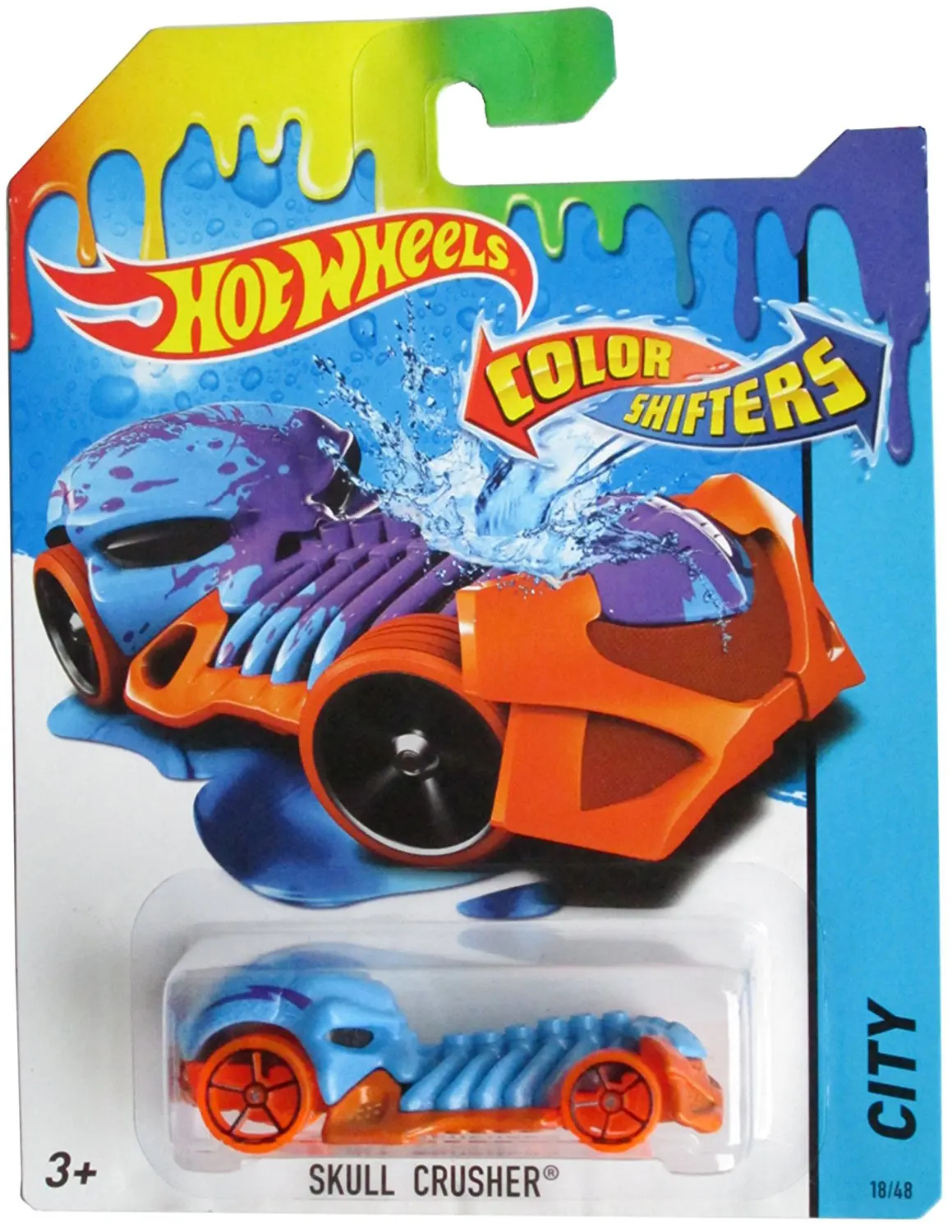 Hot Wheels 2015 City Color Shifters - Skull Crusher 18/48. 
