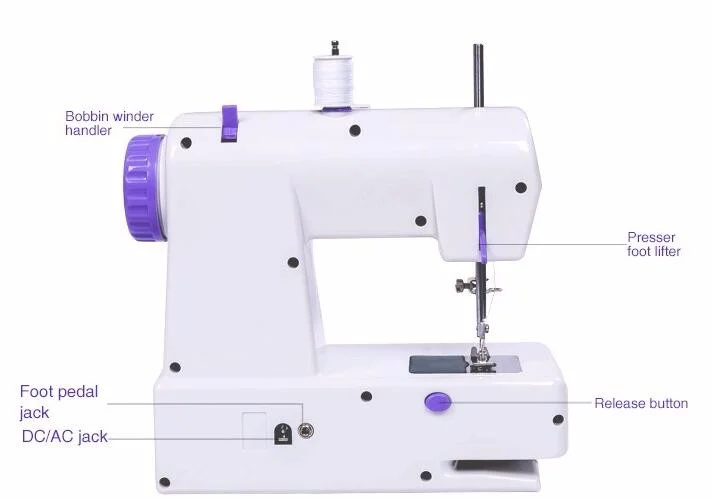 FHSM-208 fur cross stitch zig zag sewing machine price