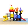 Kindergarten preschool large outdoor castle theme children plastic slides playground amusement park equipment for sale