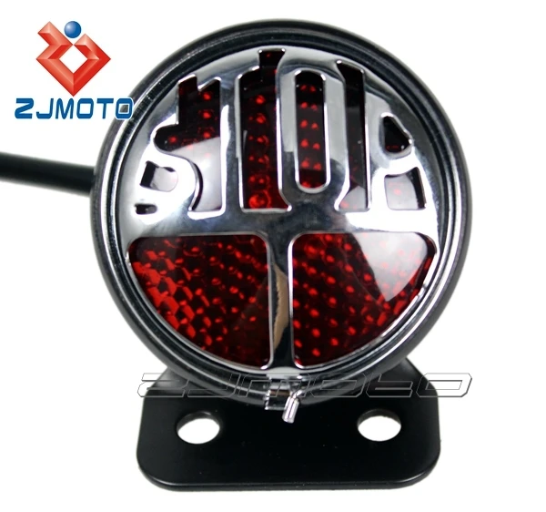 Cool Fashion Motorcycle Led Tail Light License Plate Light Stop Light