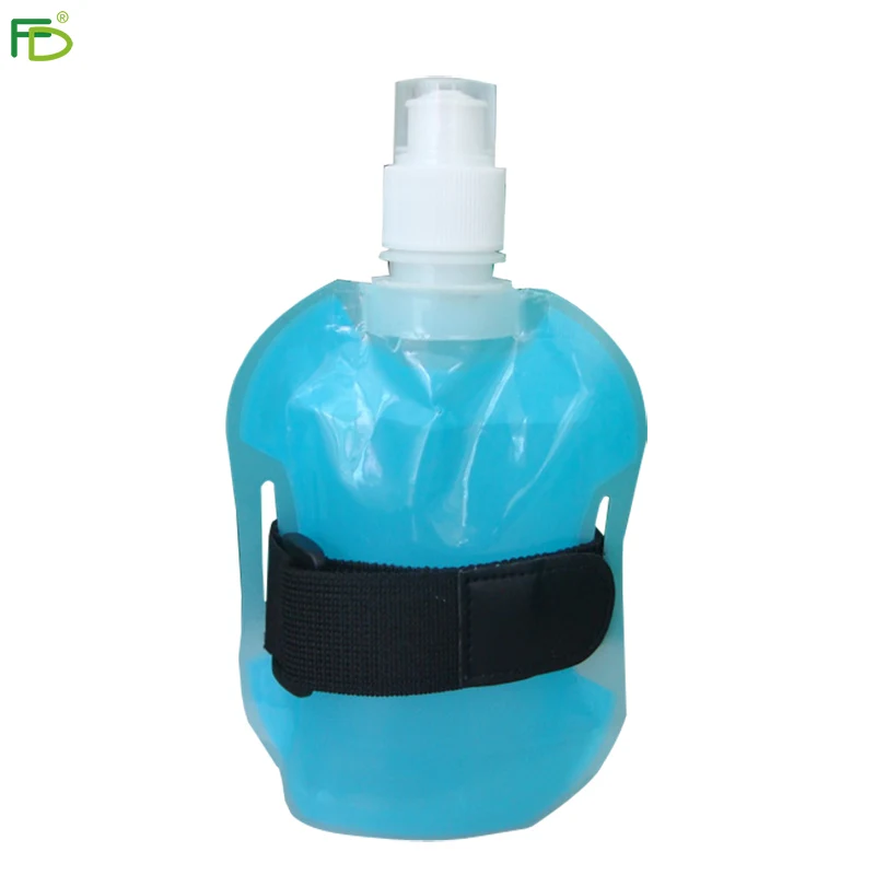 Group Of 3pcs BPA Free Designs As Shown Foldable Water Bottles