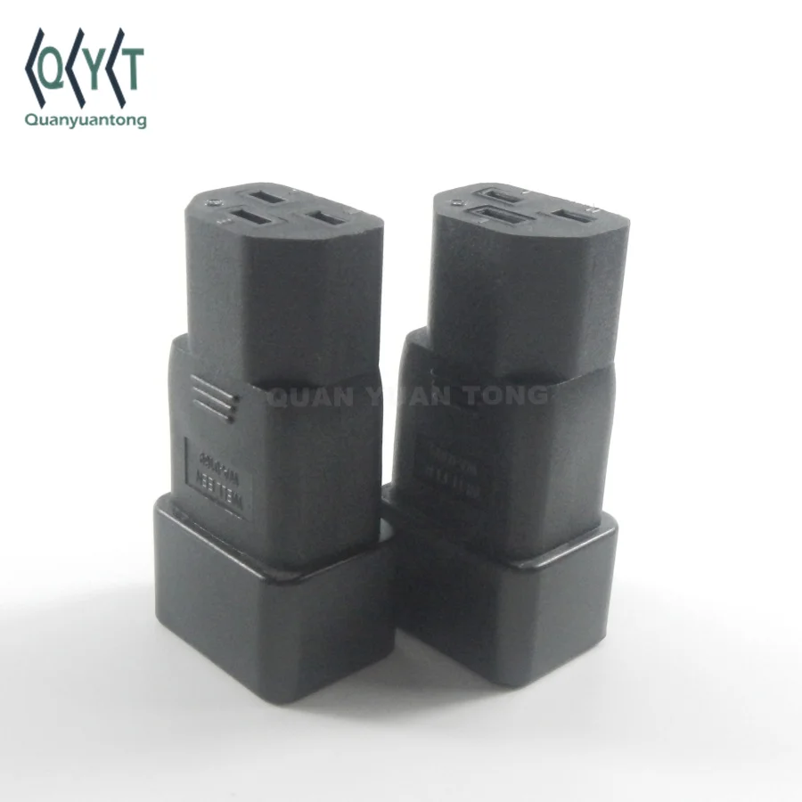 Iec320 C20 To C21 16a Conversion Socket 3 Pins Plug For Pdu Server Wa ...