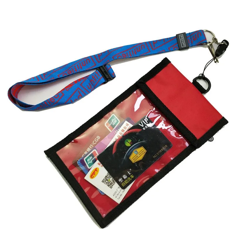 Waterproof Fabric Passport Id Holder Neck Money Wallet Neck Pouch Card