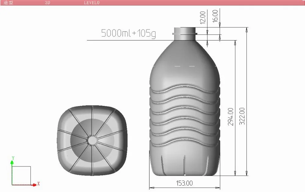 5l矿泉水瓶尺寸图片