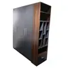 Hot sale modern design wooden wardrobe cabinet bedroom house furniture walnut color wardrobe