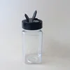 PET jar 275ml plastic spice container with butterfly cap/pepper shaker