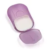 20pcs barrel dissolve fast scented hand soap sheet for travel