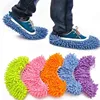 Multifunction Microfiber Chenille Floor Dust Cleaning Slippers Mop Wipe Shoes Wigs House Home Cloth Clean slipper