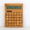 Hand made bamboo wooden electronic product 12 digit calculator / custom calculator for office table