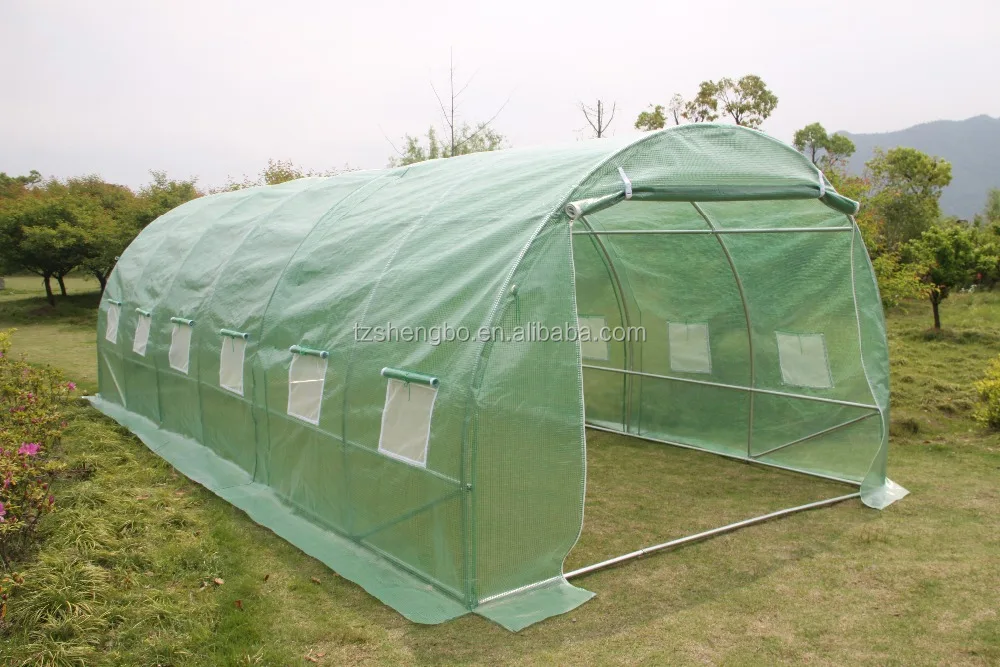Galvanised Frame Pollytunnel Polytunnel 6m x 3m Quality 6 Section Greenhouse 