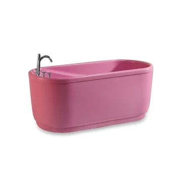 pink baby spa bathtub