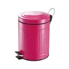 Roman Style Design Round Stainless Steel Powder Coating Pedal Step Bin
