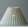 Conical Shape Cloth Lampshade Pure Color Pleated Lamp Shade For Table Lighting Lamps