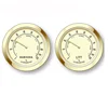 insert clock quartz clock fit-up/insert hign end quality stainless steel case insert clock for jade Jewelry craft
