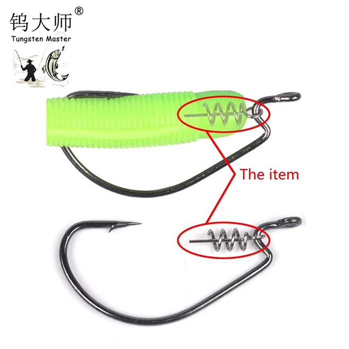 Centering Pin Spring Twist Lock For Soft Lure Bait Buy Shakeyhead Is