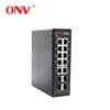 Long Distance 250M 1000M Industrial Smart Managed Network Switch 14 Port Gigabit Ethernet POE Switch